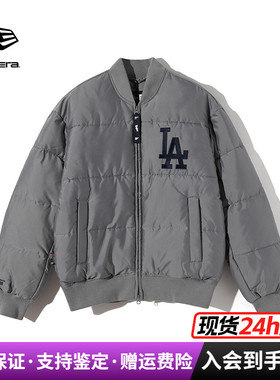 NewEra纽亦华男女MLB系列洋基队夹棉保暖棉服棒球衫夹克12866554