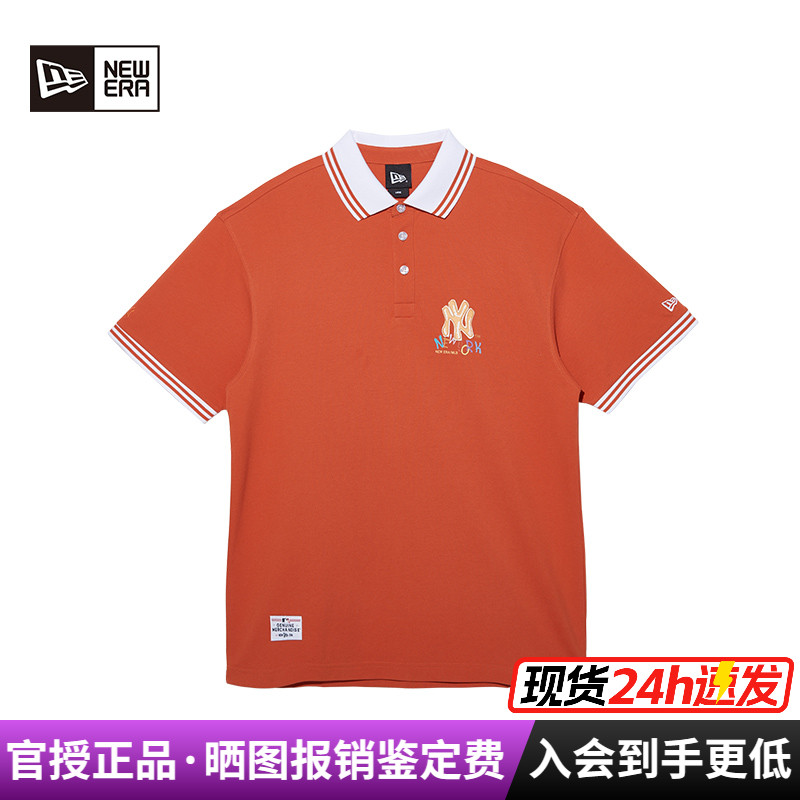 NEWERA珠地网眼男女休闲短袖POLO