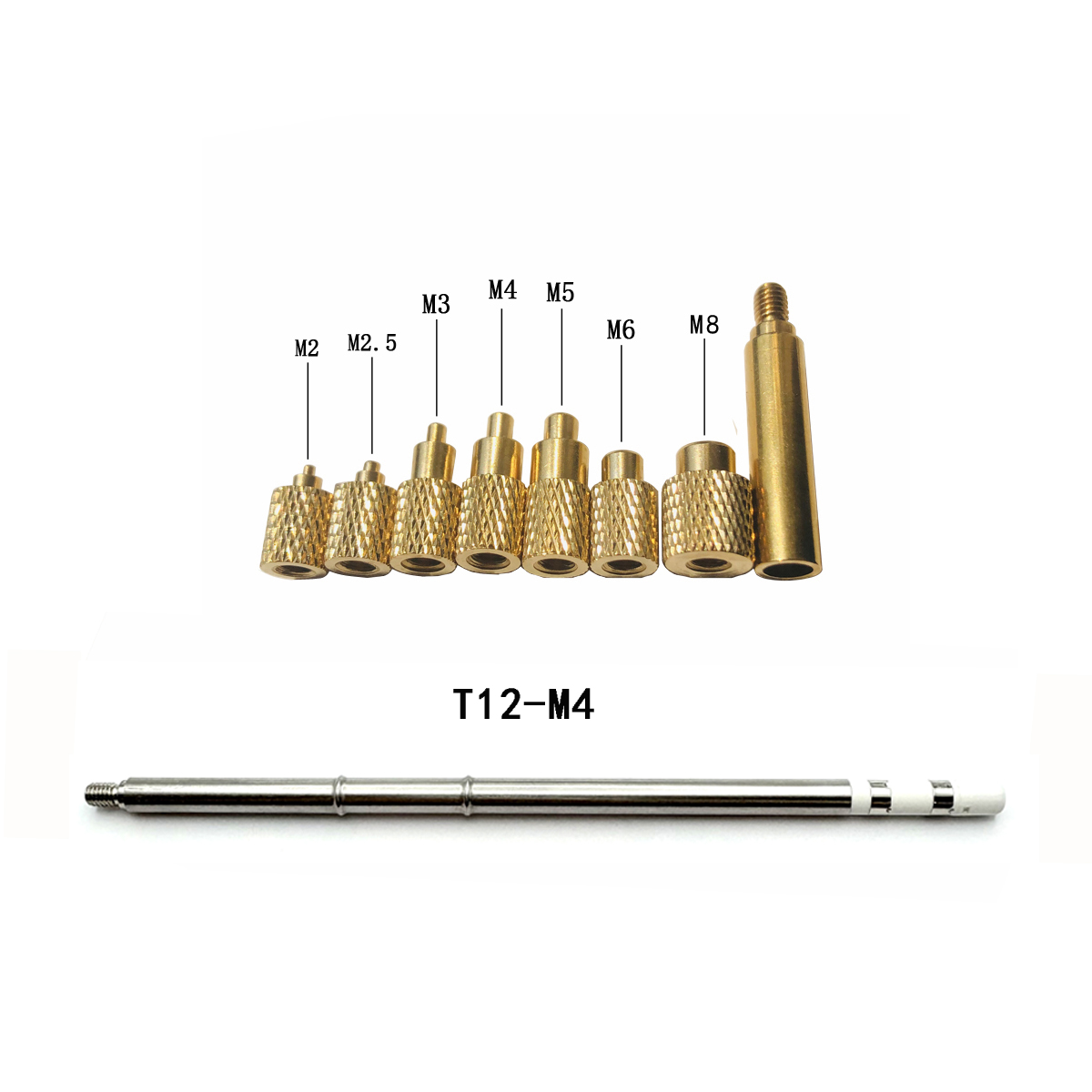 3D打印机配件SH72SH73/T12烙铁头热熔螺母压头VORON镶嵌螺母植入