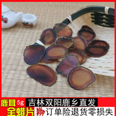 鹿茸 非500g泡酒煲汤药材男性 全蜡片5g东北双阳吉林梅花鹿乡正宗