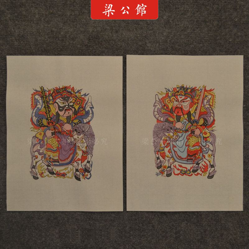 敬德年画,敬德画像,年画简笔画_大山谷图库