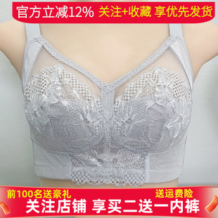 奥尔黛丝清道夫内衣2206大胸显小无钢圈超薄款收副乳调整型文胸罩