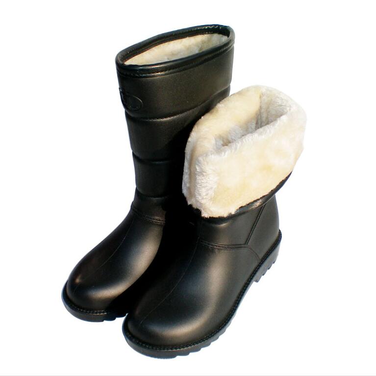 Chaussures - bottes caoutchouc homme pour hiver - semelle tendon - Ref 974282 Image 5
