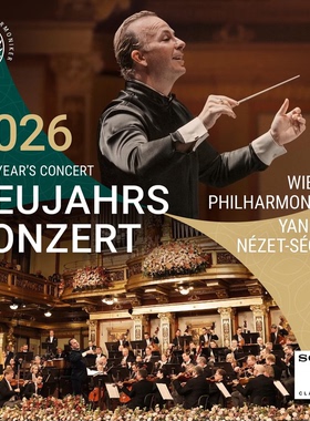 正版2026年维也纳新年音乐会2CD/DVD/BD/3LP 雅尼克指挥 原装进口