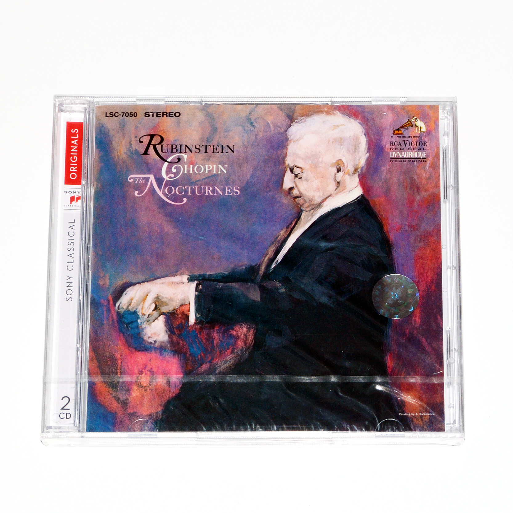 原装正版进口碟高品质古典音乐 肖邦夜曲全集 2CD 鲁宾斯坦钢琴曲