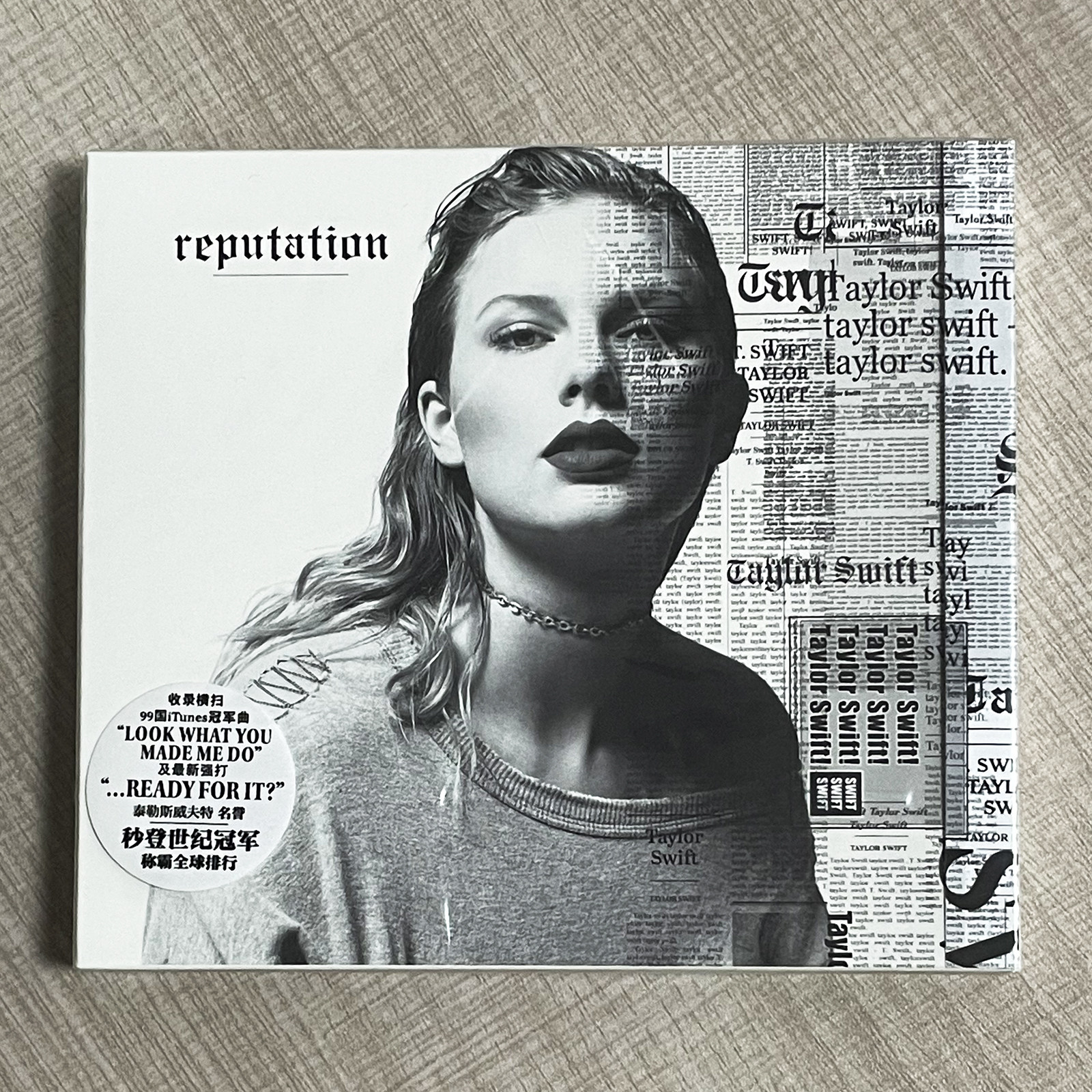 正版霉霉专辑 泰勒斯威夫特名誉 Taylor Swift Reputation CD海报