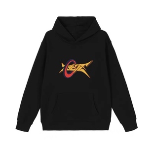 2727WORLD 法老 410g恶搞汉堡天使连帽衫卫衣 美式复古街头国潮流