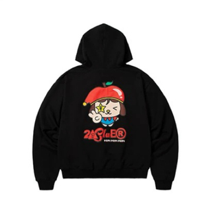 2727WORLD法老同款papi卡通印花卫衣帽衫 复古美式街头国潮流休闲