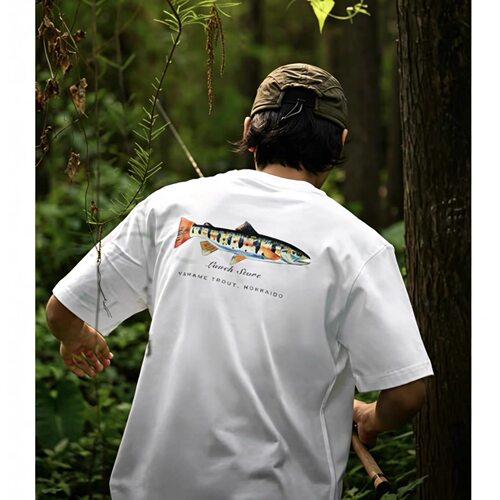 IFC IRIE FISHING CLUB“山女鳟”路亚钓鱼佬文化标语美式短袖T恤