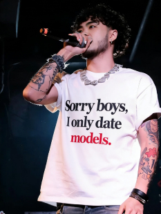 thom偷米同款美式hiphop高街潮流百搭短袖国潮宽松重磅纯棉T恤衫