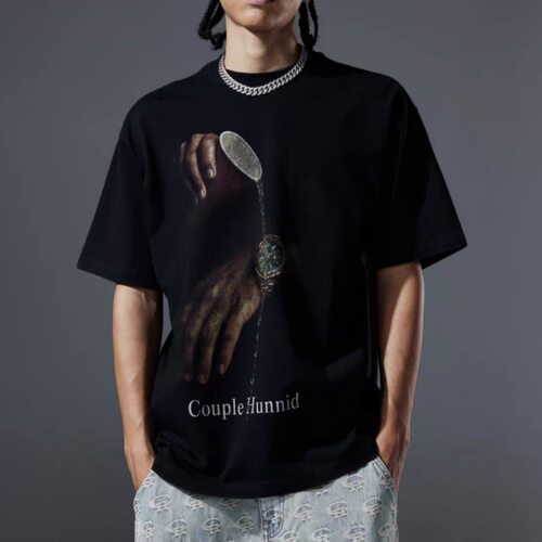 谢帝同款Couple Hunnid /CH字母印花嘻哈街头潮流百搭短袖T恤纯棉