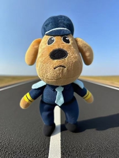 周边警长狗狗公仔小蝶毛绒玩具玩偶可爱卡通安抚杜宾儿童生日礼物