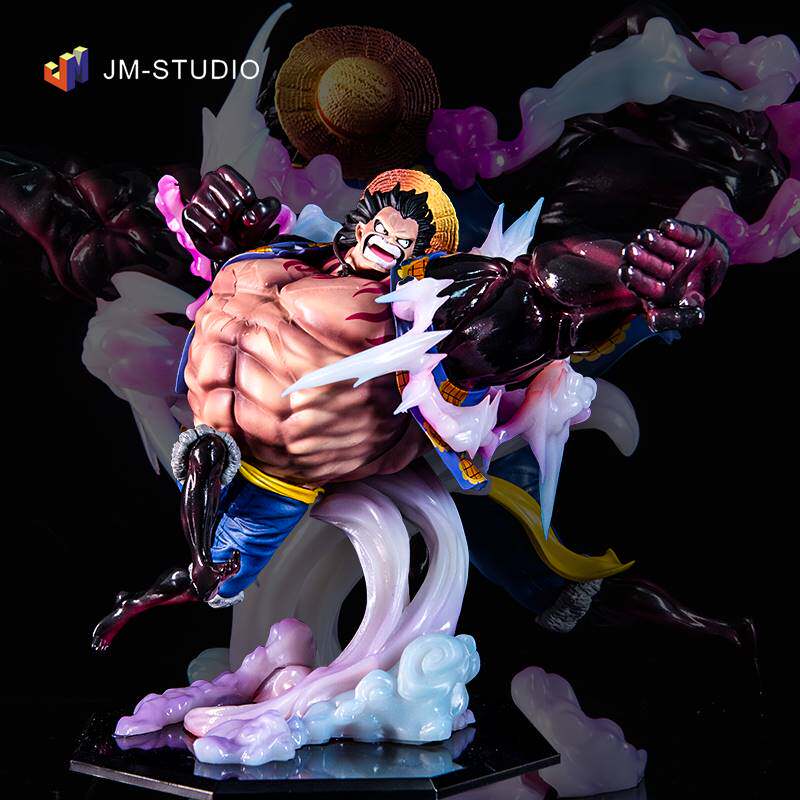 海贼王系列gkmhpop四档弹跳人路飞v2.0五档觉醒手办模型摆件