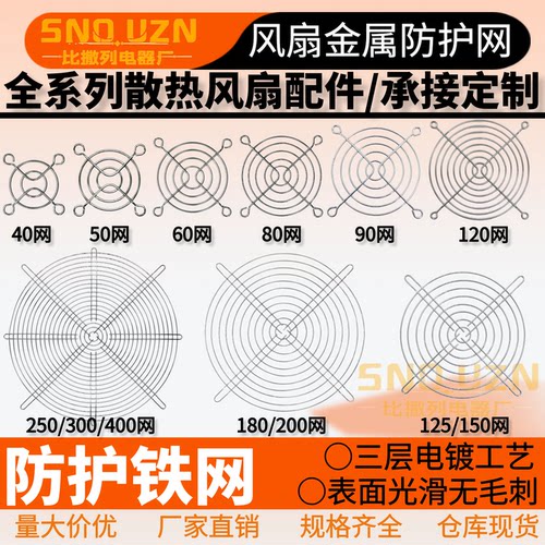 风机风扇配件金属防护网