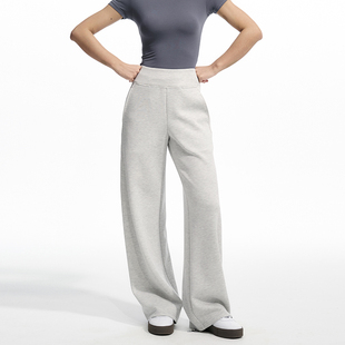 宽腰弹力长裤 女运动裤 垂感 卫裤 Decemarch如云朵般舒适休闲直筒裤