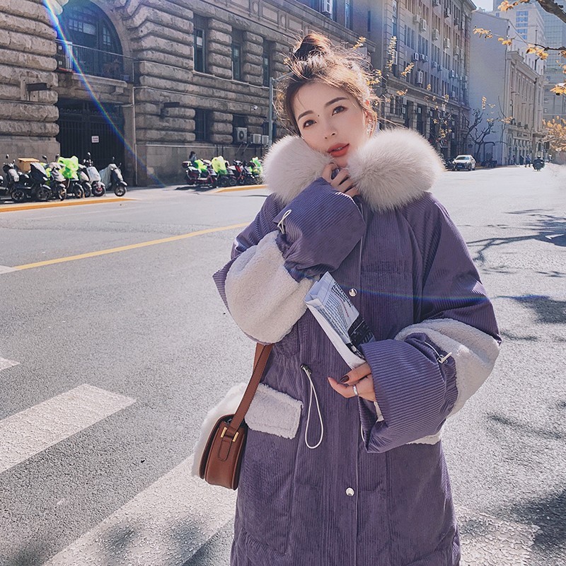 大货已出数据好冬季新款灯芯绒服ZB175-F8880P195控价278，女装棉衣/棉服，小麦子服饰