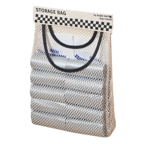 垃圾袋收纳壁挂式大容量厨房柜门后家用装储物塑料袋子魔术贴网兜