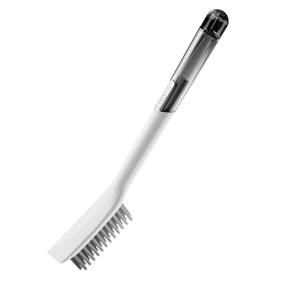 厨房钢丝刷无死角污渍凹槽缝隙去除铁锈长柄硬毛刷子灶台浴室清洁