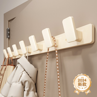 浴室挂衣钩挂衣架墙上壁挂试衣间衣服挂钩进门玄关免打孔入户门后