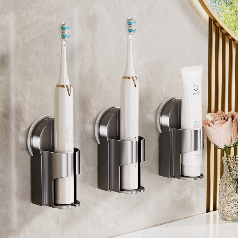 吸盘牙刷牙具置物架壁挂式
