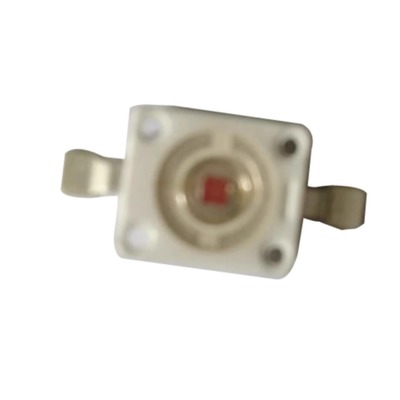 LED大功率贴片6070黄光589-592NM灯珠芯条光宏42MIL 3W铜支架金线