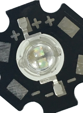 厂家直销 led灯珠5W光宏双芯 400-405nmuv紫外光灯条灯芯灯泡紫色