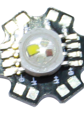 LED四 RGBW4乘1W八脚40mil灯珠三年铜支架 金线硅胶封装 欢迎订购