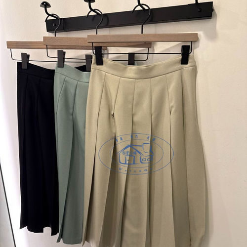 香港专柜代購To b by agnes b 時尚純色打褶百搭半身長裙25春夏女