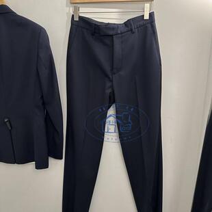 香港专柜代购agnes b.HOMME羊毛西装西服套装长裤长袖 24秋冬男装