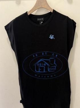 香港专柜代购agnes b.sport s b.logo短袖圆领连衣裙  25春夏女装