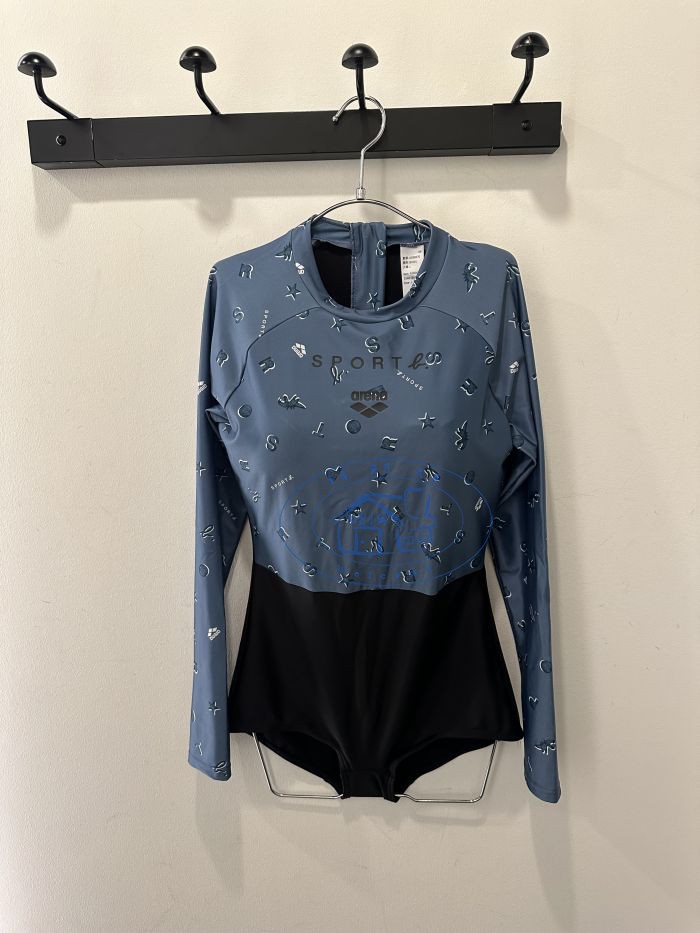 女裝長袖平腳連身泳衣24