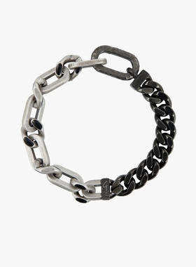 香港专柜代购agnès b. LOGO粗鍊情侶手鍊 BO86H922_960 24春夏男