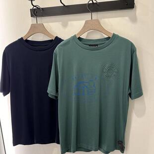 香港专柜代购agnes b.sport品牌logo短袖圆领百搭T恤  24秋冬男装