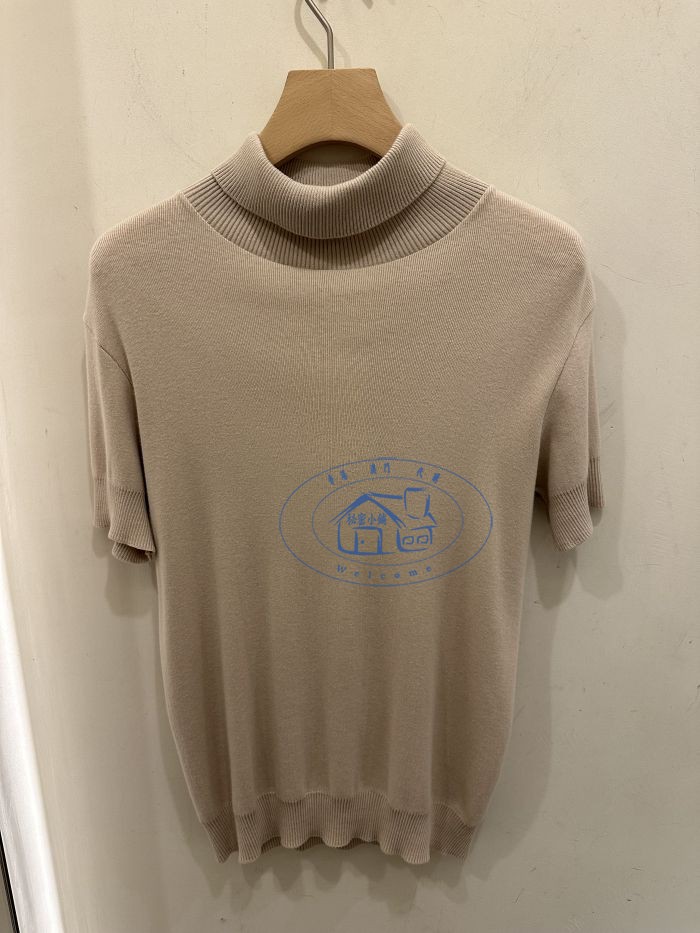 经典款百搭短袖24秋冬女装高领