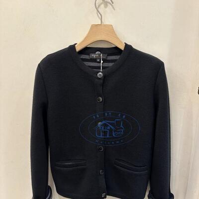 agnesb.羊毛单排扣长袖外套