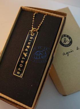 簡約經典字母限量版項鏈