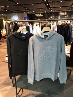 香港專櫃代購agnes b.sport恐龍logo連帽長袖衛衣 18秋冬男裝