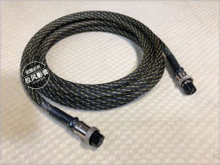 美国AQ线圣纯铜惠威M200MKIII D1090 D300音响主副音箱喇叭连接线