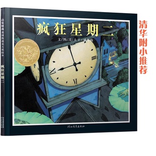 疯狂星期二大卫·威斯纳无字图画书经典作品青蛙飞上天奇幻冒险激发想象力3-8岁儿童视觉叙事青岛出版社K