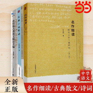 名作细读微观分析个案研究修订版孙绍振古典散文解读全编语文课文解读月迷津渡古典诗词个案微观分析经典小说解读魅力经典系列K