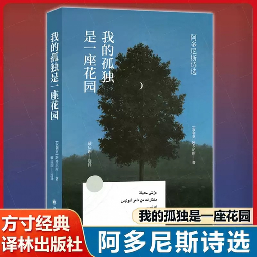 我的孤独是一座花园阿多尼斯诗选