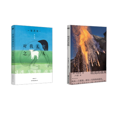 对我无害之人+明亮的夜晚 中国友谊出版公司等 (韩)崔恩荣 著 徐丽红 译等 外国小说  KC