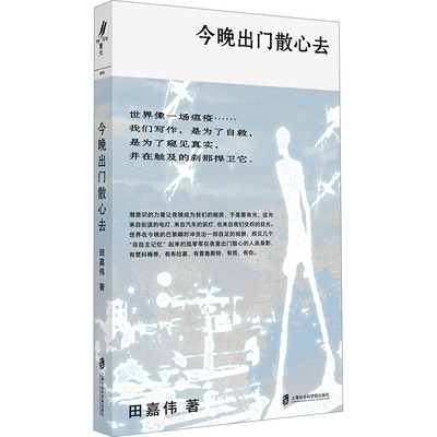 今晚出门散心去 上海社会科学院出版社 田嘉伟 著 现代/当代文学  KC