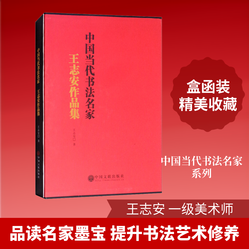 中国当代书法名家 王志安作品集 中国文联出版社 王志安 著 书法/篆刻/字帖书籍  KC