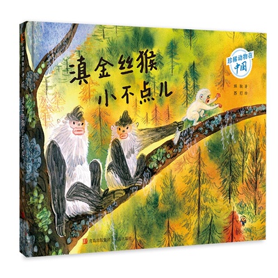 珍稀动物在中国：滇金丝猴小不点儿著者：秌秋  绘者：苏打青岛出版社绘本/图画书/少儿动漫书CX