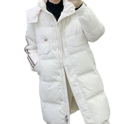 2025年冬季新品专柜品牌时尚休闲韩版中长款百搭宽松羽绒服326