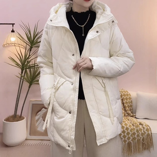 宽松百搭中长款 2025年冬季 休闲韩版 时尚 连帽羽绒服886 新品