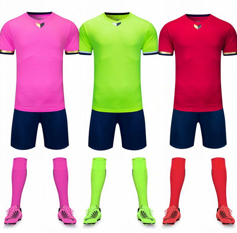 어린이 라이트 보드 축구 유니폼 정장 남자 반팔 성인 저지 초등 및 중등 학생을위한 맞춤형  훈련 유니폼 저지