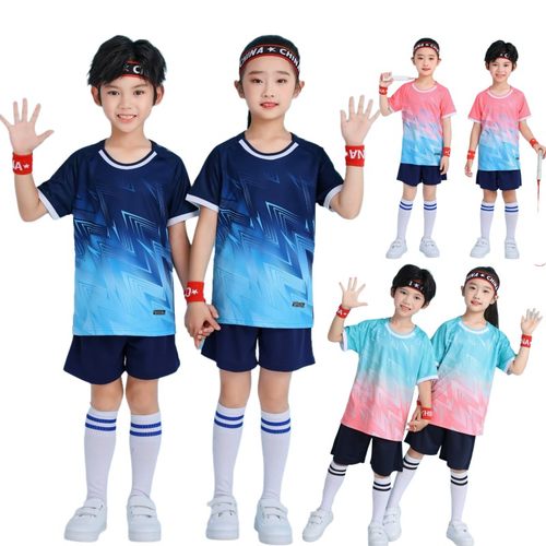 儿童比赛羽毛球服定制舒适透气