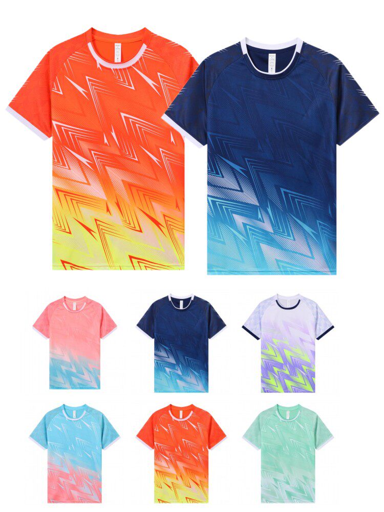 短袖足球服跑步服上衣个性定制